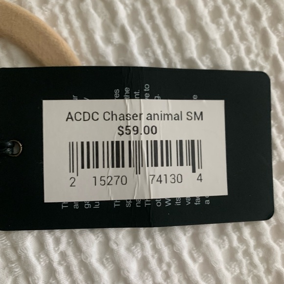 AC/DC chaser animal tank sm NWT - Picture 3 of 3